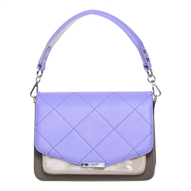 Noella - Blanca Multi Compartment Bag - Bright Purple, Grey Lak & Grey